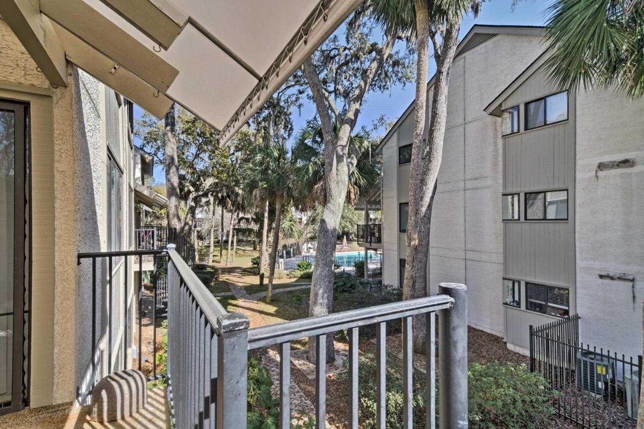 Updated Hilton Head Condo Balcony, Walk To Beach Хилтън Хед Айлънд Екстериор снимка